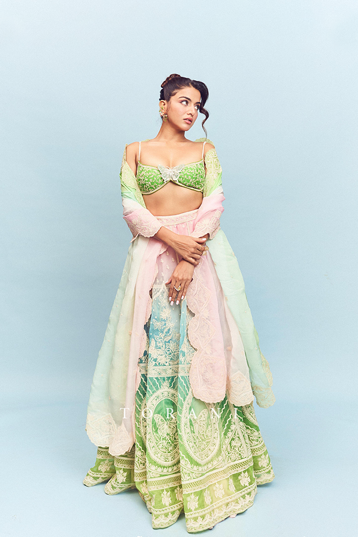 Wamiqa Gabbi in Our Custom Prakriti Ayra Lehenga Set