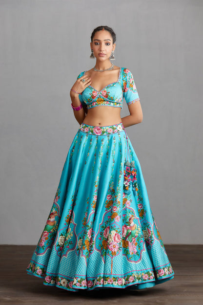 digital printed LEHENGA SET