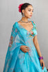digital printed Blue LEHENGA SET with dupatta