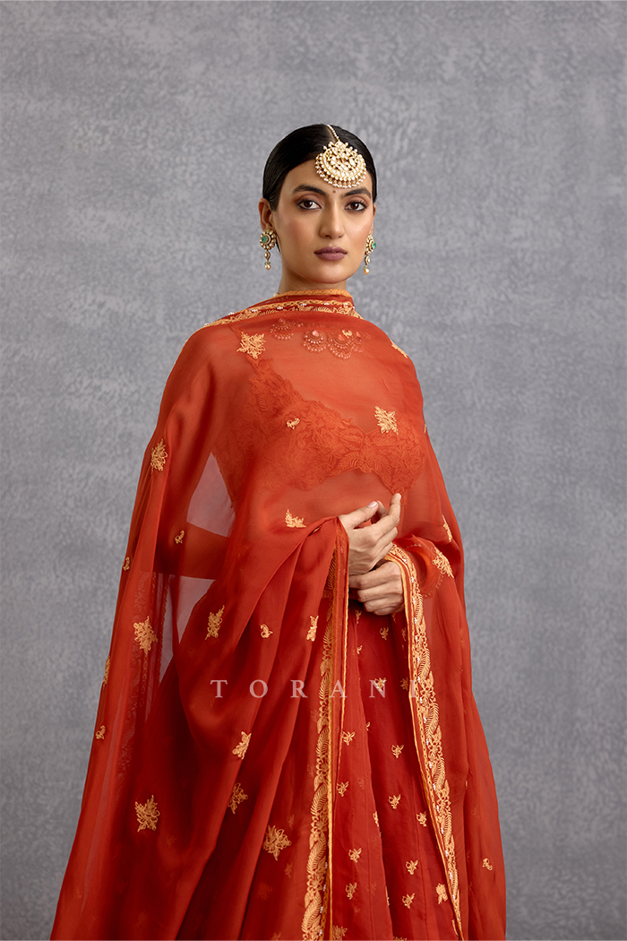 Kunkumi Avani Lehenga Set
