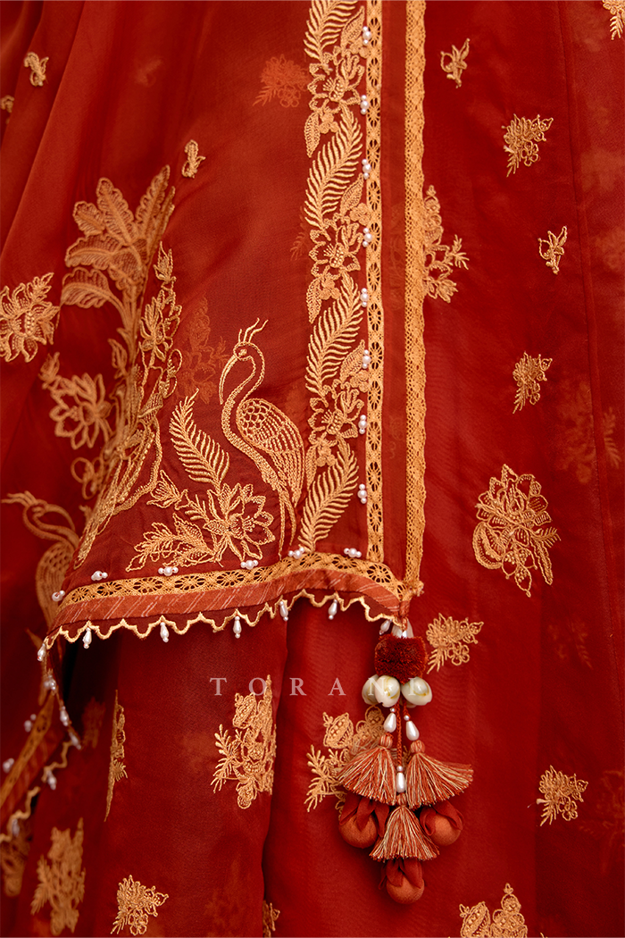 Kunkumi Avani Lehenga Set