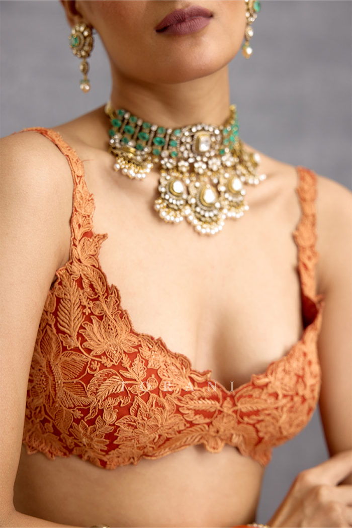 Kunkumi Avani Lehenga Set