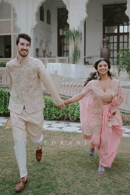 Anumita Verma In Our Gul-Mohar Zuri Cape Set