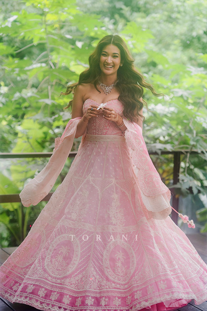 Shruti Bhargava in our Gulaban Ayra Lehenga Set