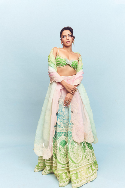 Wamiqa Gabbi in Our Custom Prakriti Ayra Lehenga Set