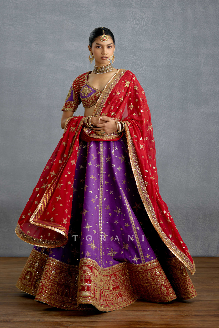 Banafsha Zehra Aks Lehenga Set