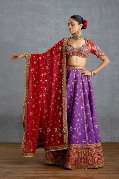 Banafsha Zehra Aks Lehenga Set