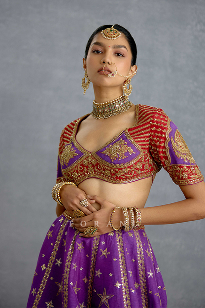 Banafsha Zehra Aks Lehenga Set