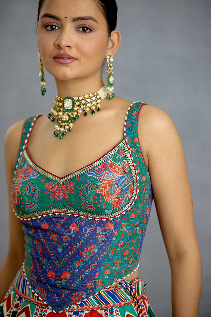 Mayurika Neelnaa Corset