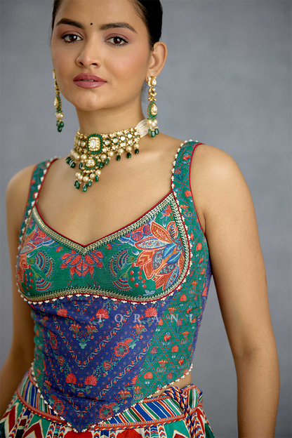 Mayurika Neelnaa Corset
