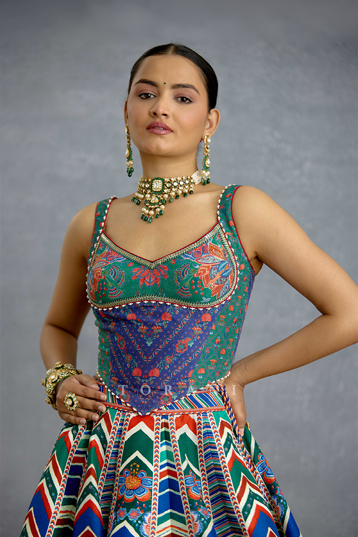Mayurika Neelnaa Corset