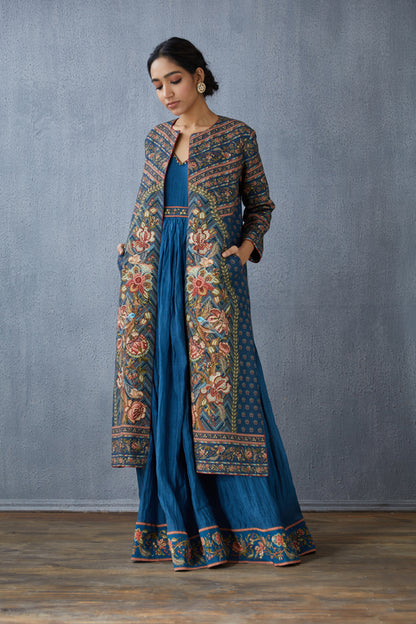 Neelam Dhuni Jacquard Jacket