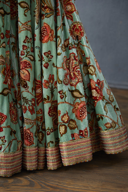 Champa Nikhat Lehenga Set