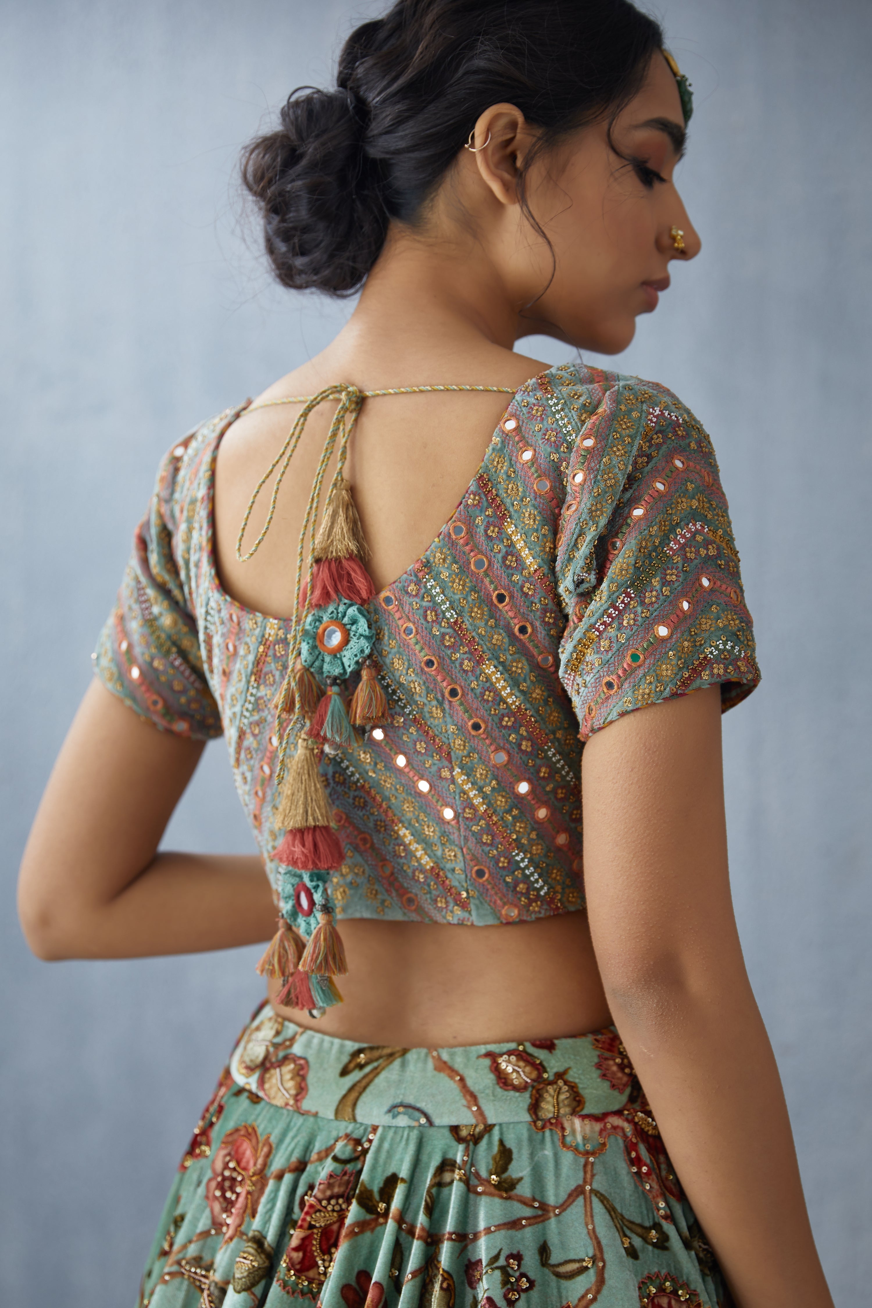 Champa Nikhat Lehenga Set