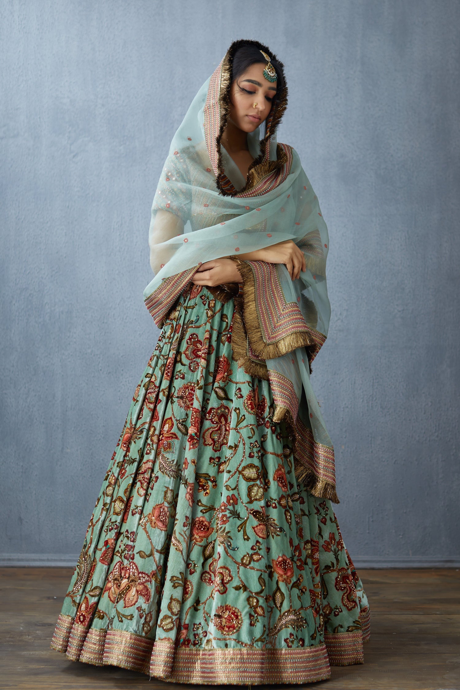 Champa Nikhat Lehenga Set