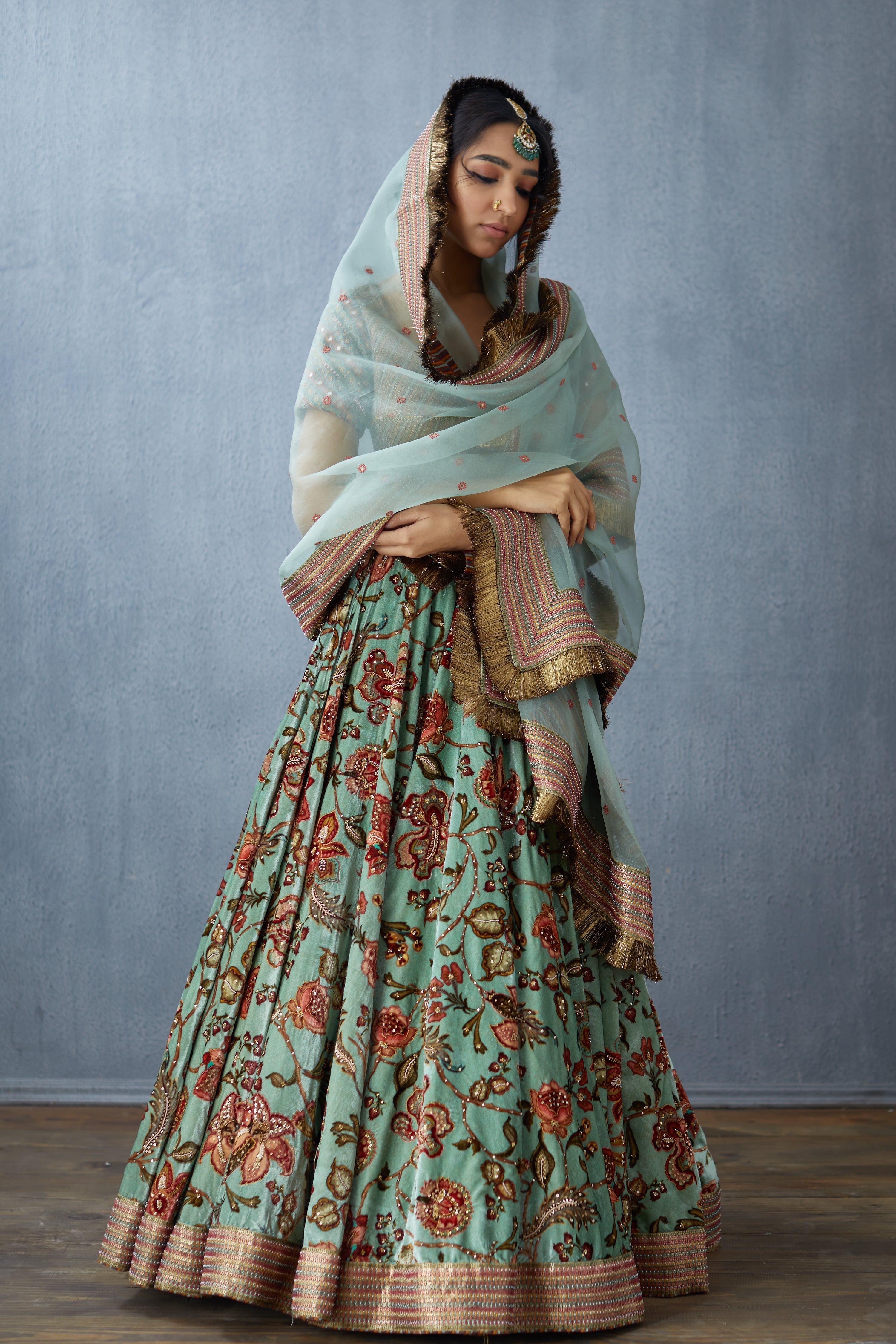 Champa Nikhat Lehenga Set