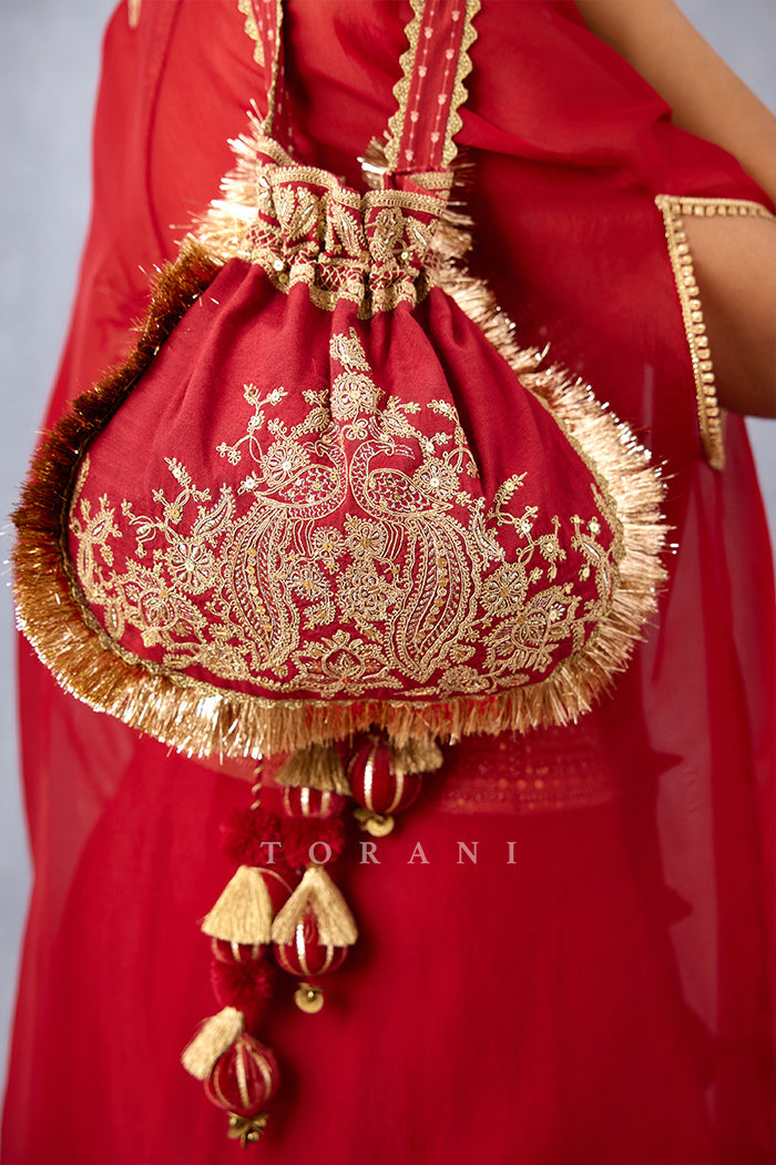 SALE - Sindoori Nilofer Potli