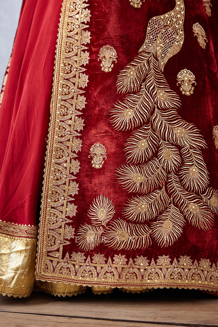 Sindoori Rabia Makhmal Jacket