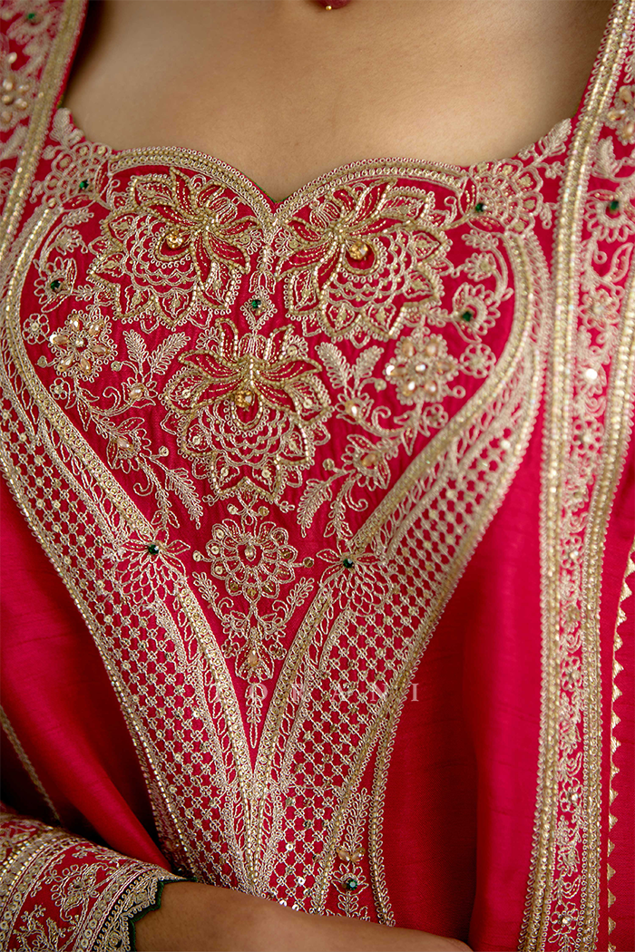 Dilkash Zamrud Sharara Set