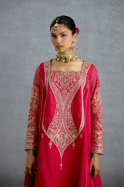Dilkash Zamrud Sharara Set