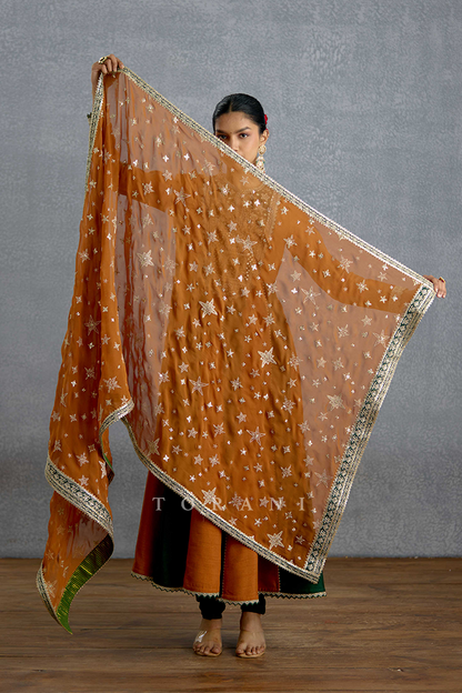 Nooran Sabz Lehar Anarkali Set