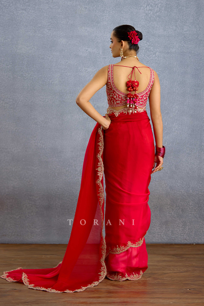 Malka Gulabi Mehraab Blouse