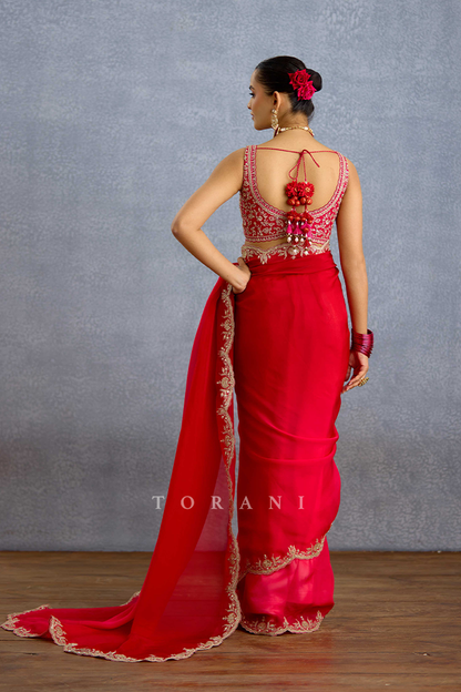 Malka Gulabi Mehraab Blouse