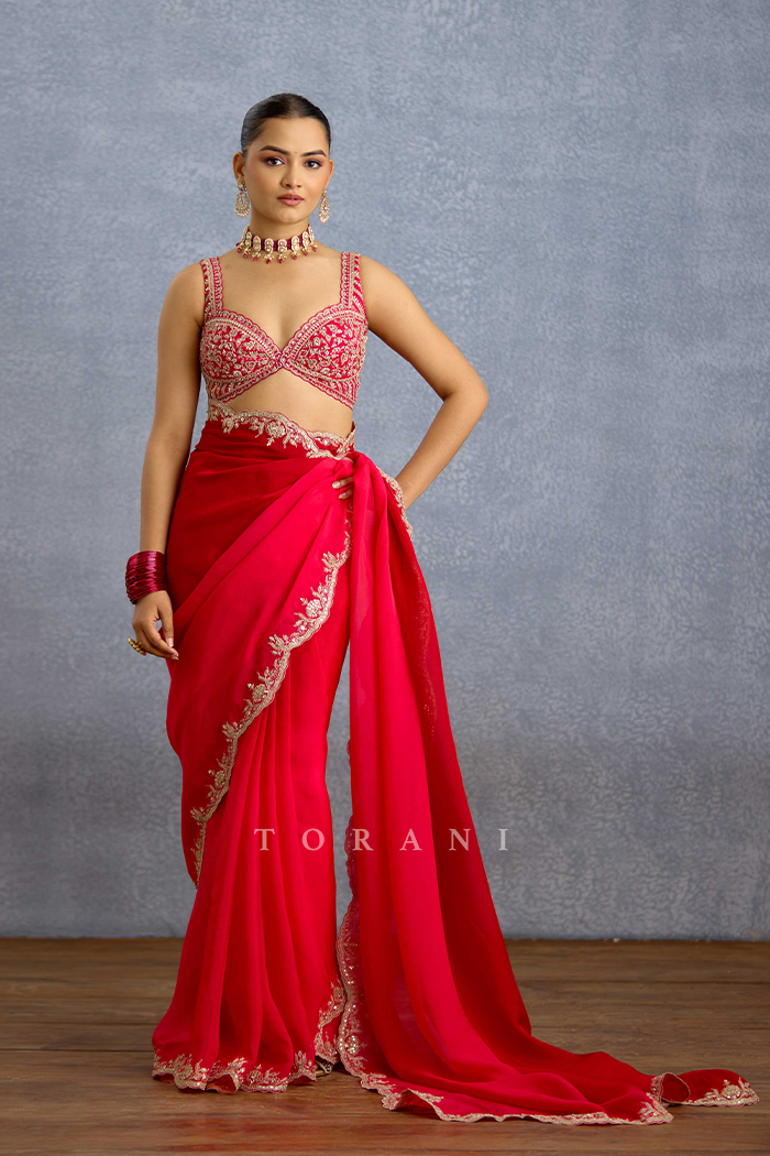Malka Gulabi Mehraab Blouse