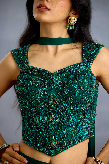 Zamrud Shaam Corset Set