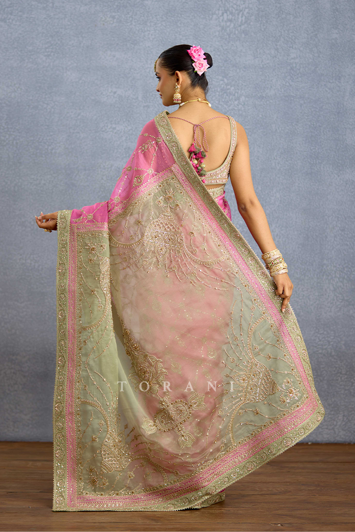 Sheesh Gul Malikaana Saree