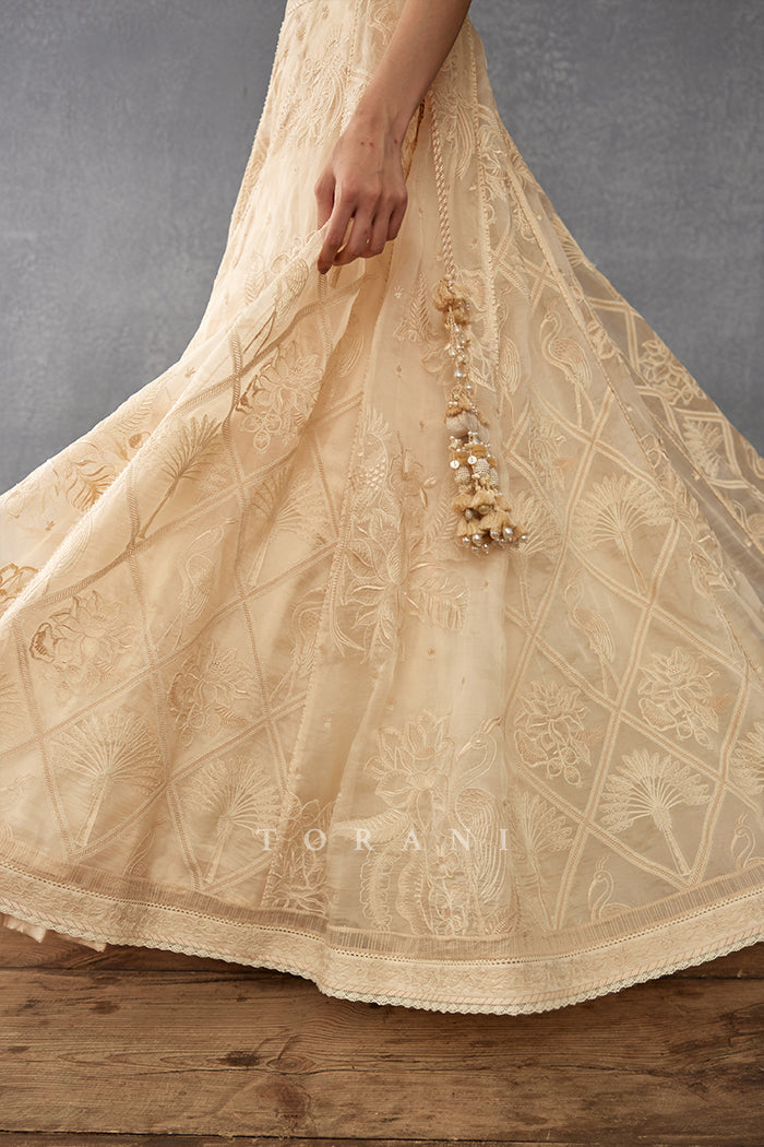 SALE - Mradu Pankhuri Lehenga &amp; Blouse