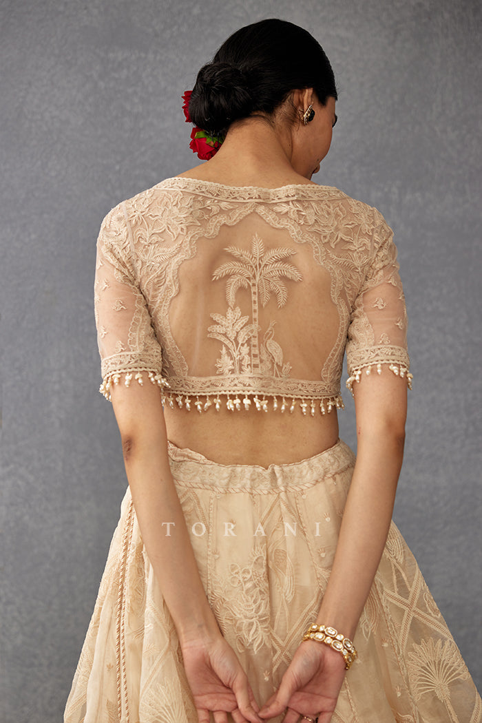 SALE - Mradu Pankhuri Lehenga &amp; Blouse