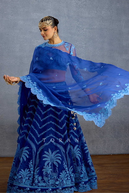 Shayamala Indira Lehenga Set