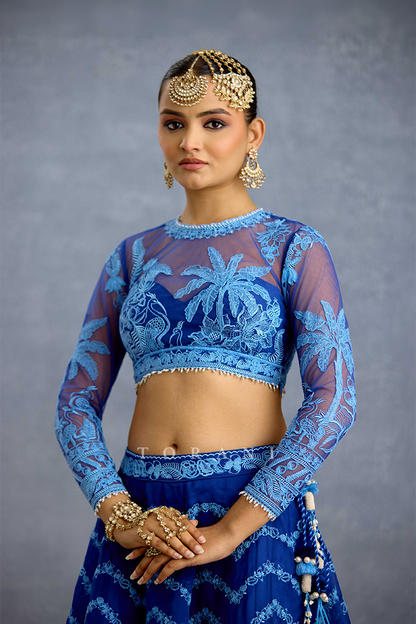 Shayamala Indira Lehenga Set