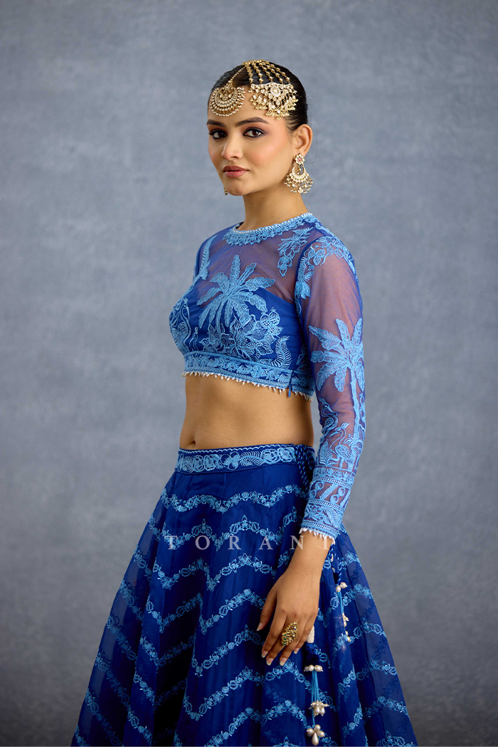 Shayamala Indira Lehenga Set
