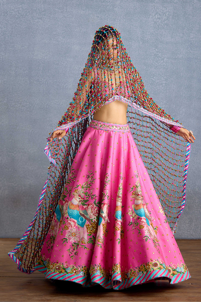 Rang Jhilmil Gulnaar Heirloom Jaal Odhni