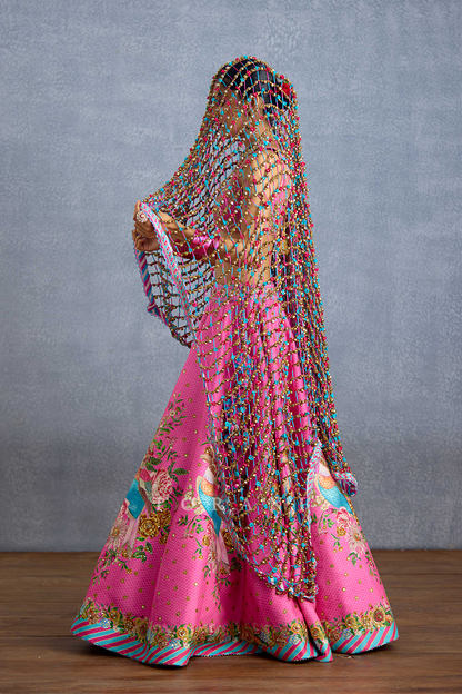 Rang Jhilmil Gulnaar Heirloom Jaal Odhni