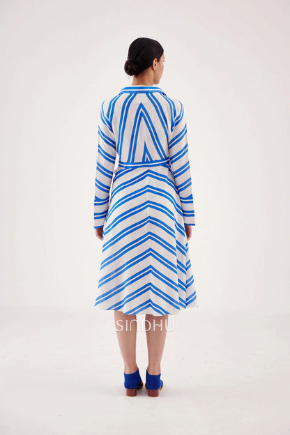 Anis Wrap Dress back
