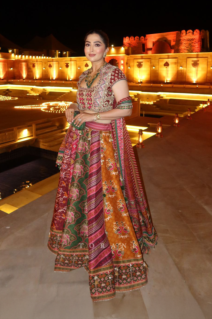 Janki Patel In Our Rangili Meenakshi Lehenga Set