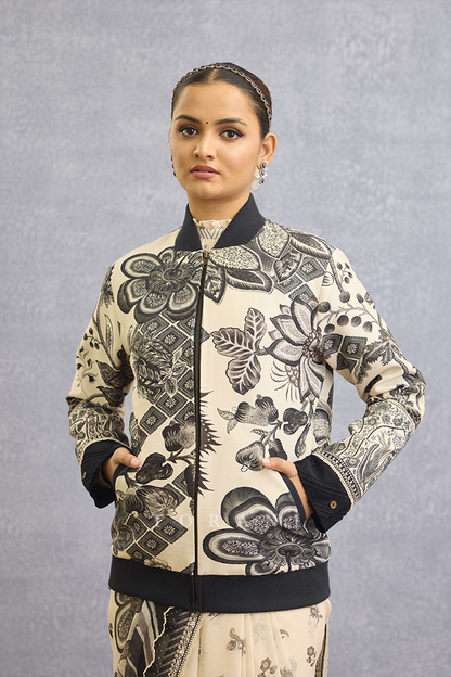 Kalamkari Darshit Bomber Jacket