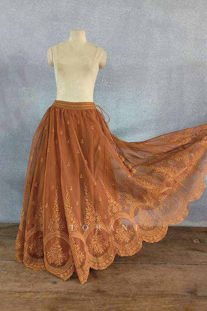 SALE - Naranji Gurleen Lehenga Skirt