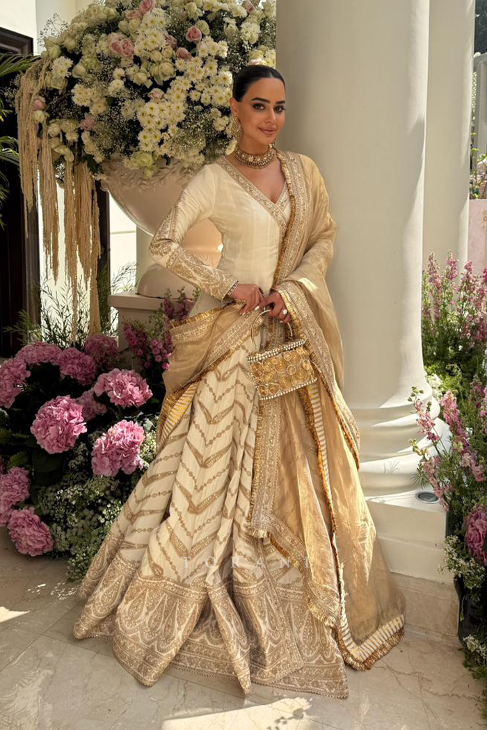 Arushi Mehra in our Maahe Ifra Anarkali Set