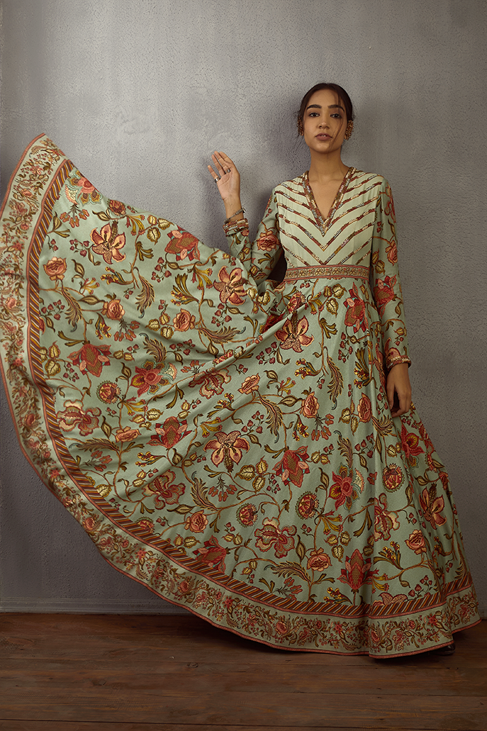 Champa Mastani Anarkali Set