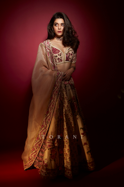 Mithila Palkar in our Kasturi Waheeda Lehenga Set