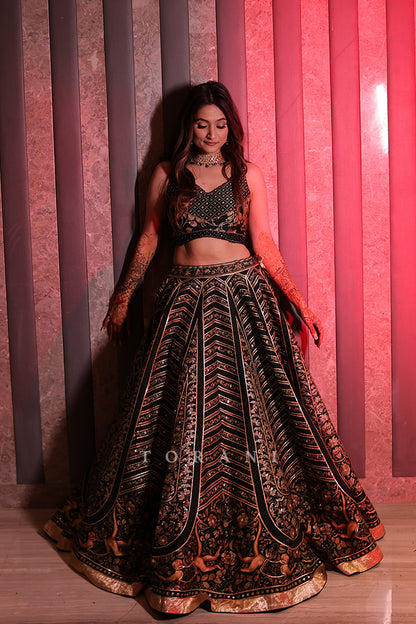Priyanka Bhatt in our Gulghast Noor Lehenga Set