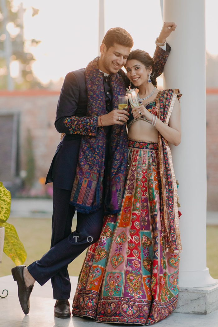 Shubhangi Mehrotra In Our Custom Dil-Rang Shareefa Rangrez Lehenga Set