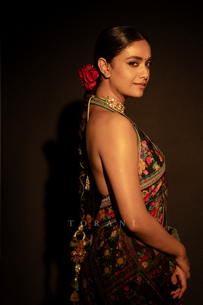 Keerthy Suresh In Our Dil Shaad Cyra Saree Set