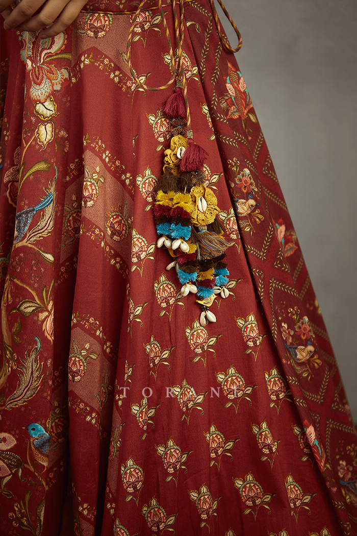 Gudhal Nandini Lehenga Set