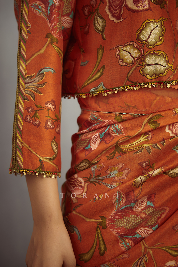 Narangi Chandani Blouse