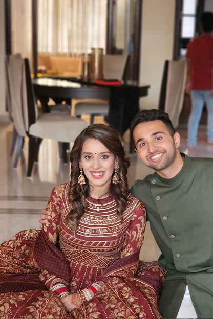 Aarushi Chawla In Our Gulnar Shehnaaz Anarkali Set